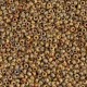 Miyuki rocailles kralen 11/0 - Opaque brown picasso 11-4517